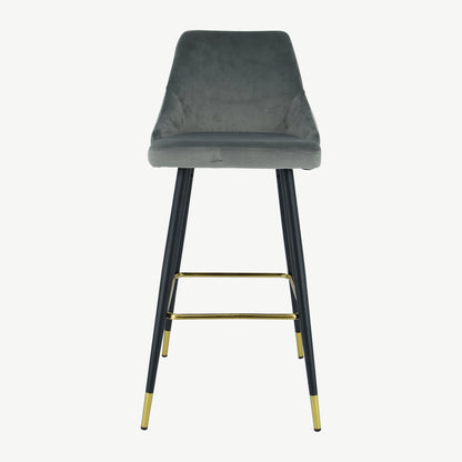 Avanza Fargo Bar Stools  with gold caps .Navy or grey almost half price pop instore to purchase  in outlet store. No exchange