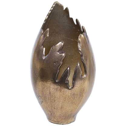 Bessie Gold Distressed Vase reduced-Renaissance Design Studio