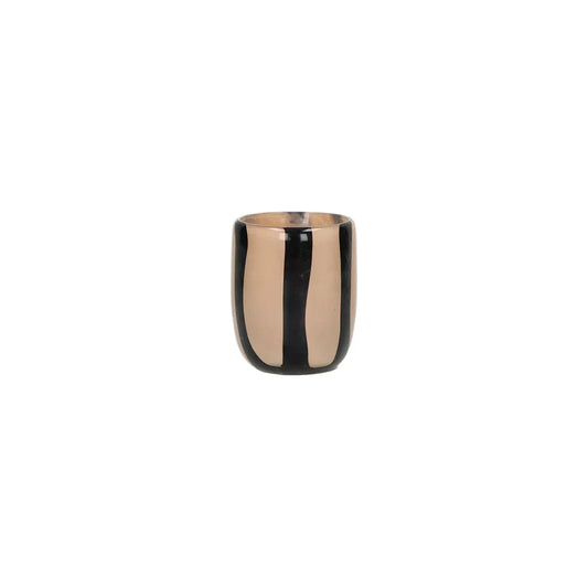 Cannes vase orange i and black reduced-vase-Renaissance Design Studio