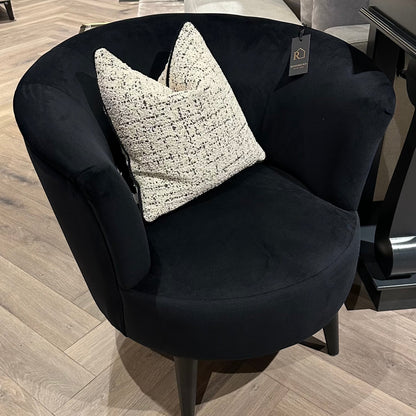 Conrad accent armchair custom made in selection of grade b fabrics and other choices-Armchair-Renaissance Design Studio