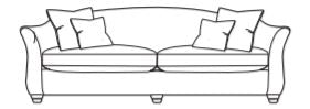 Darcy XL sofa with split by SPIRIT Westbridge in stock and reduced-Sofas-Renaissance Design Studio