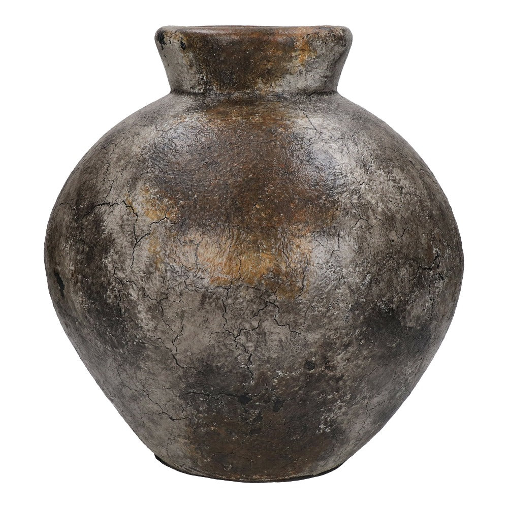Darim large cement grey vase-large vase-Renaissance Design Studio