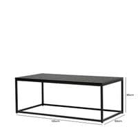 Solo black coffee table  Last One . Purchase in the store