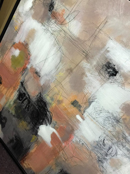 Elle printed and hand painted canvas by Scatterbox REDUCED