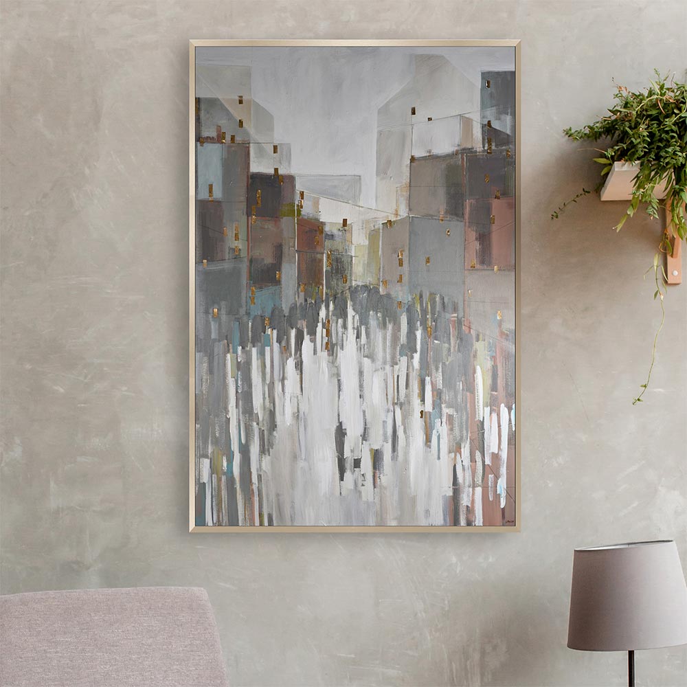 Bari canvas wall art  by Scatterbox.  61 x 91 x 4 cm