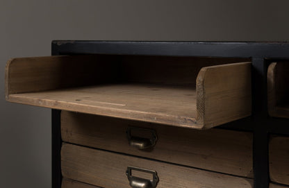 Urban Vintage Sideboard 9 drawer 3 shelf ex display Instore CLEARANCE offer . View and pay instore