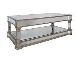 Appian Mirrored Silver  Coffee Table clearance offer