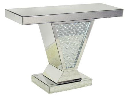 V Shape Crystal Decor Console Table  LAST ONE as seen