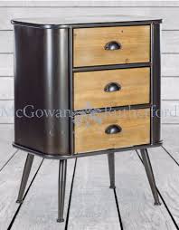 Camden Industrial 3 drawer bedside locker CLEARANCE OFFER Click N Collect