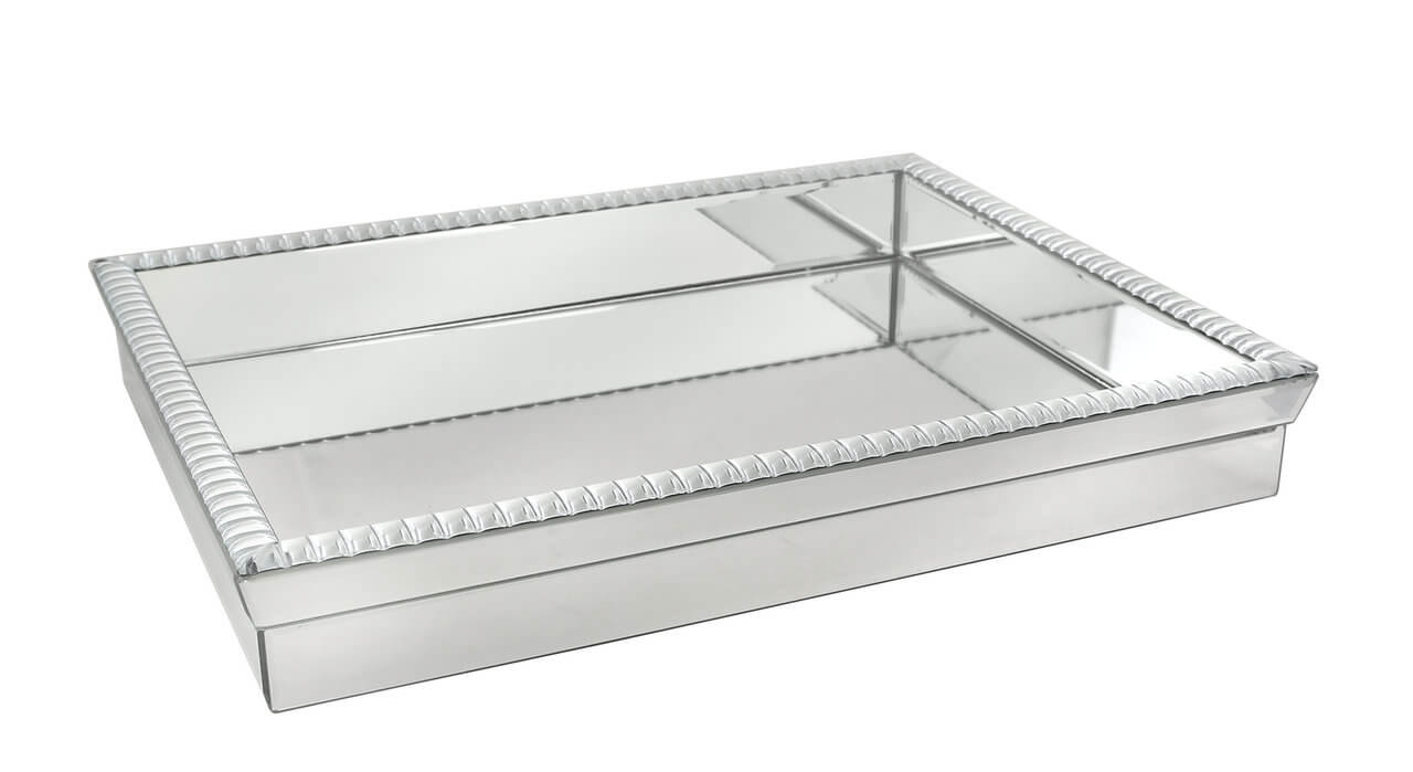 Statement large  Trinity Mirrored Tray Collect instore