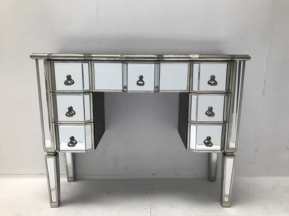 Ava Mirrored Dressing  Vanity table  with  7 drawers  121 REDUCED  Instore purchase only