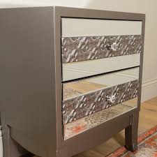 Jason  mirrored bedside cabinet 3 drawers reduced for collection
