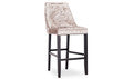 Astley Counter  Bar  Stool  mink with knocker   Set of 3 pick up instore ONLY