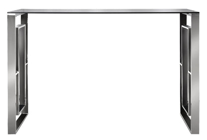 Stunning chrome and glass ALANNAH console table value alert 120 x 40 cm last one clearance