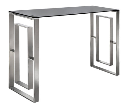 Stunning chrome and glass ALANNAH console table value alert 120 x 40 cm last one clearance