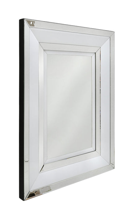 White Manhattan Wall Mirror 167 CLEARANCE LAST ONE