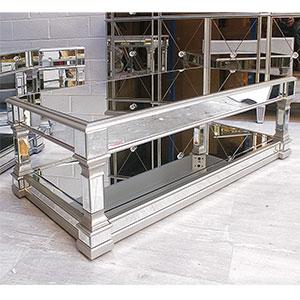 Appian Mirrored Silver  Coffee Table clearance offer