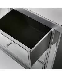 Vision 4 drawer chest of drawers with silver trim VALUE RANGE to order