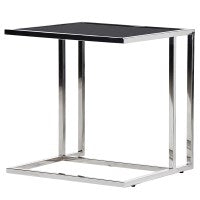 RUX end table black and silver Instore pick up c/p