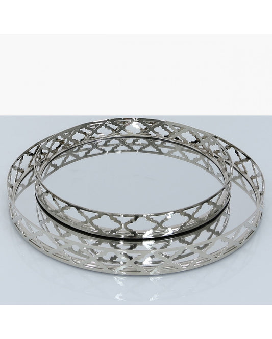 Set of 2 trays mirrored Click N Collect