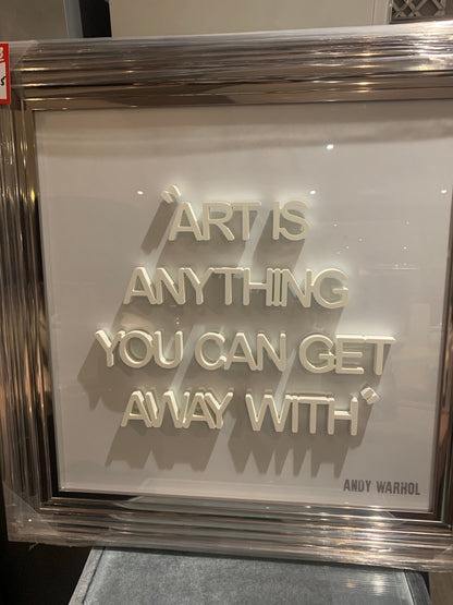 Various Quotes  artist with stepped frame Click N Collect