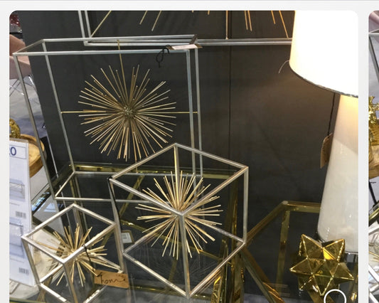 Starburst metal decoration medium instore purchase