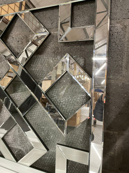 Manhattan large geo mirror reduced  disposal sale instore purchase