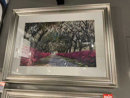 Azalea framed picture Instore Large  clearance for collection