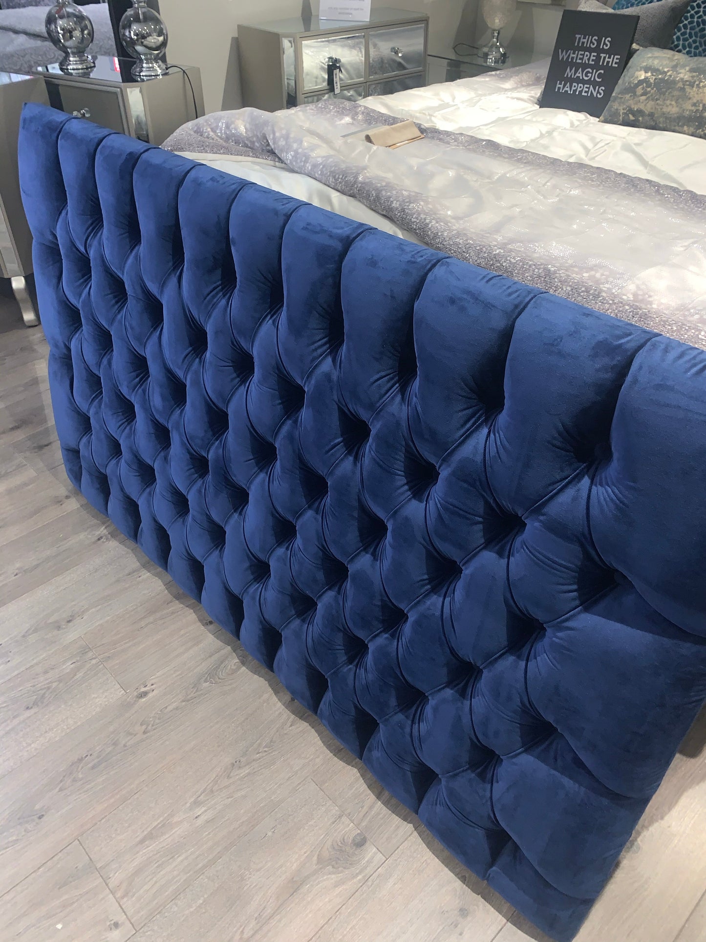 Designer Serene Velvet Headboards various reduced to clear in stock