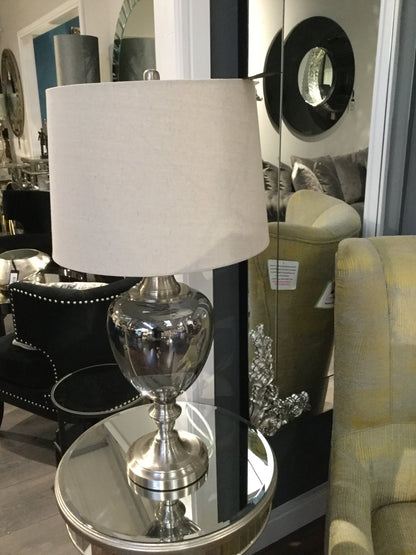 Table Lamp Brushed Nickel  1325