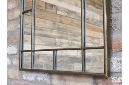 Arch mirror metal  107 cm x 55 cm