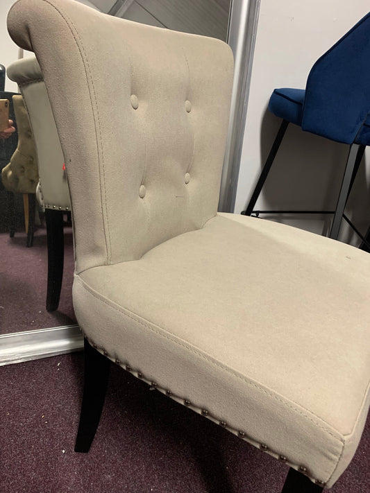 Sandringham Linen ring back chair  click n collect