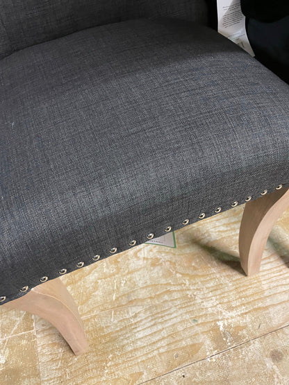Rocha dining chair hotel quality Linen  with knocker back CLEARANCE at outlet store Kimmage