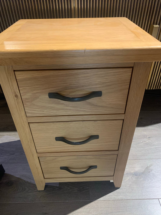 Oak colour  bedside cabinet last pair  half price