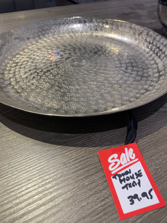 Townhouse large tray silver 40 cm