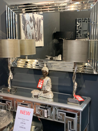 Large Stepped Mirror frameless reduced to clear collect only