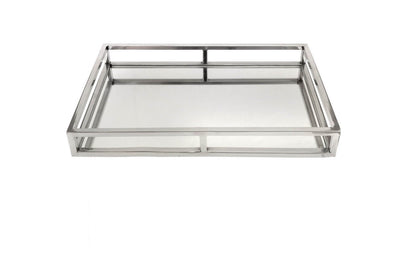 Rectangle mirrored tray medium