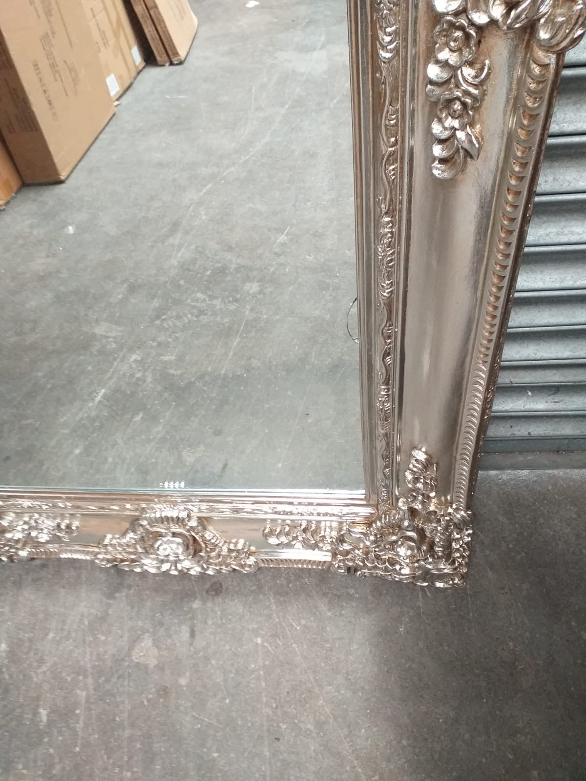 Damaged mirror available to click n collect