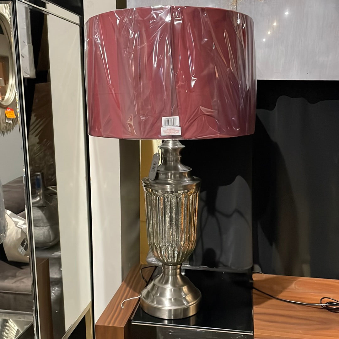 Table lamp with red shade mega clearance sale click n collect