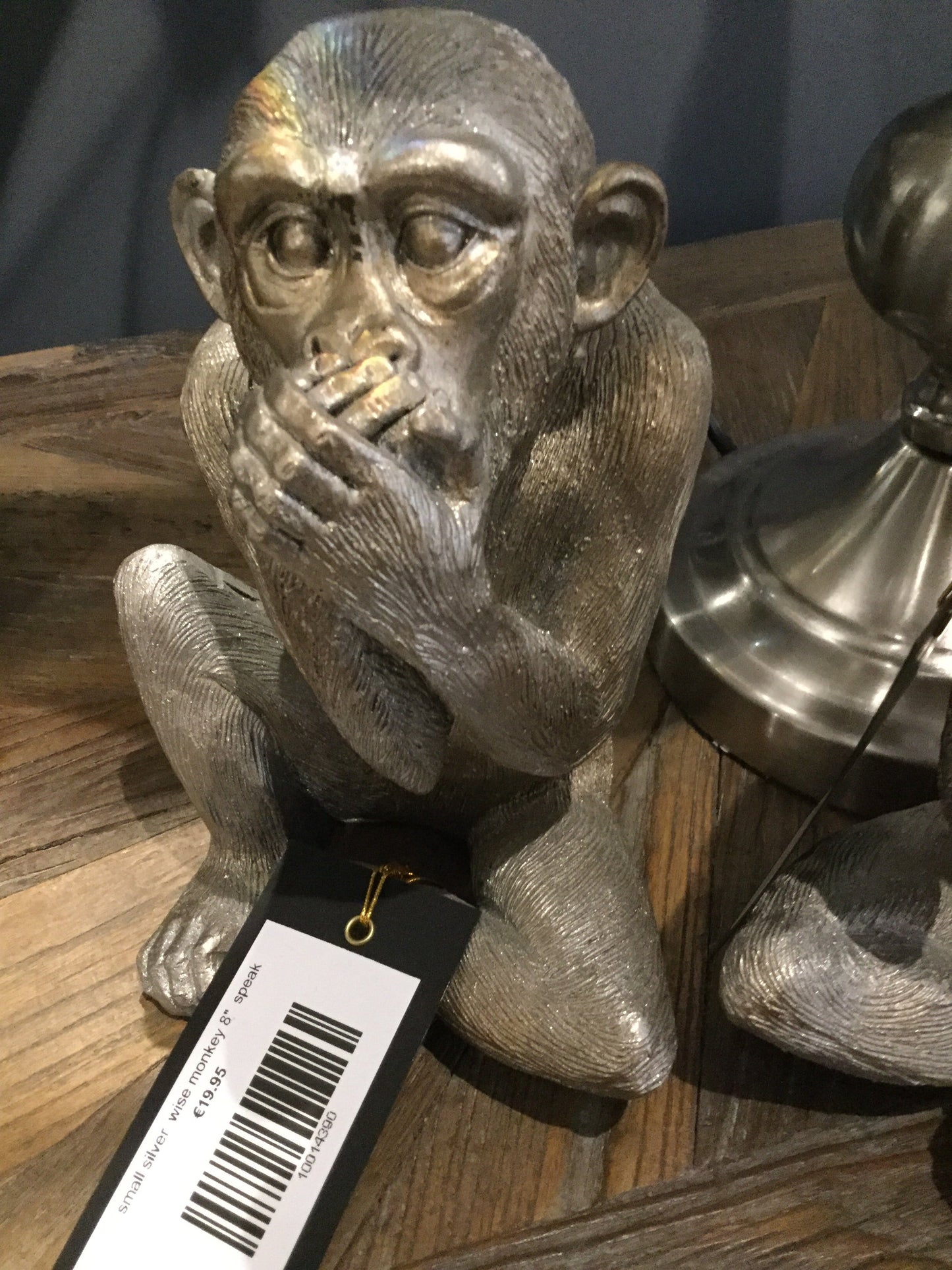 Silver monkey 3 options 8 “ see no evil etc