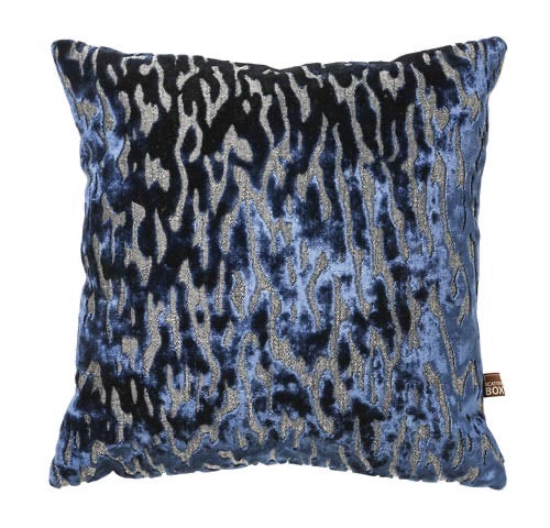 Tigress 58 x 58cm Blue Cushion