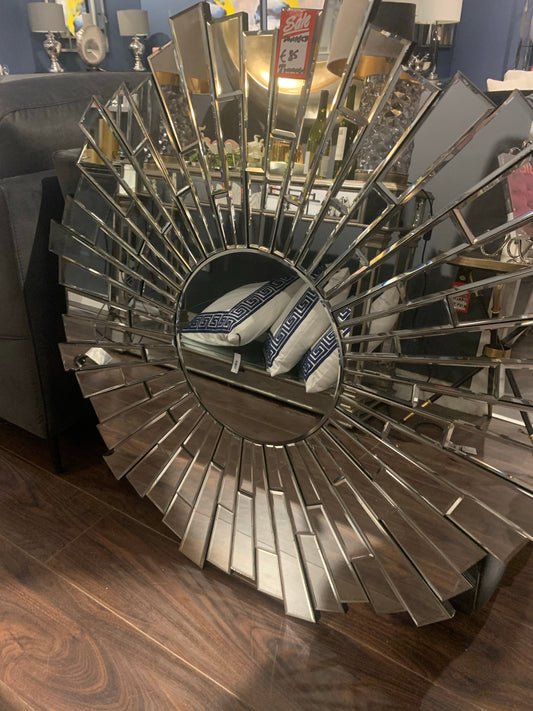 Damaged round prism mirror   100 Cm for Quick sale Click N Collect