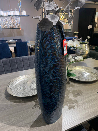 Large midnight blue and black vase clearance instore no exchange