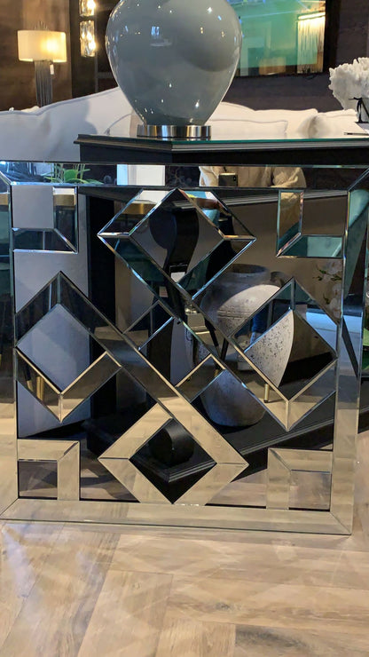 Manhattan large geo mirror reduced  disposal sale instore purchase