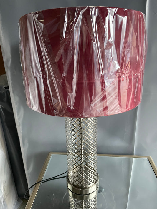 Table lamp with red shade mega clearance sale click n collect