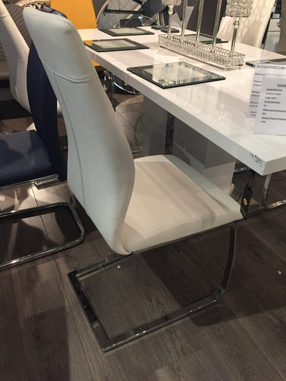 Elis Irma steel dining chair clearance in black priced each  for collection only 2 left