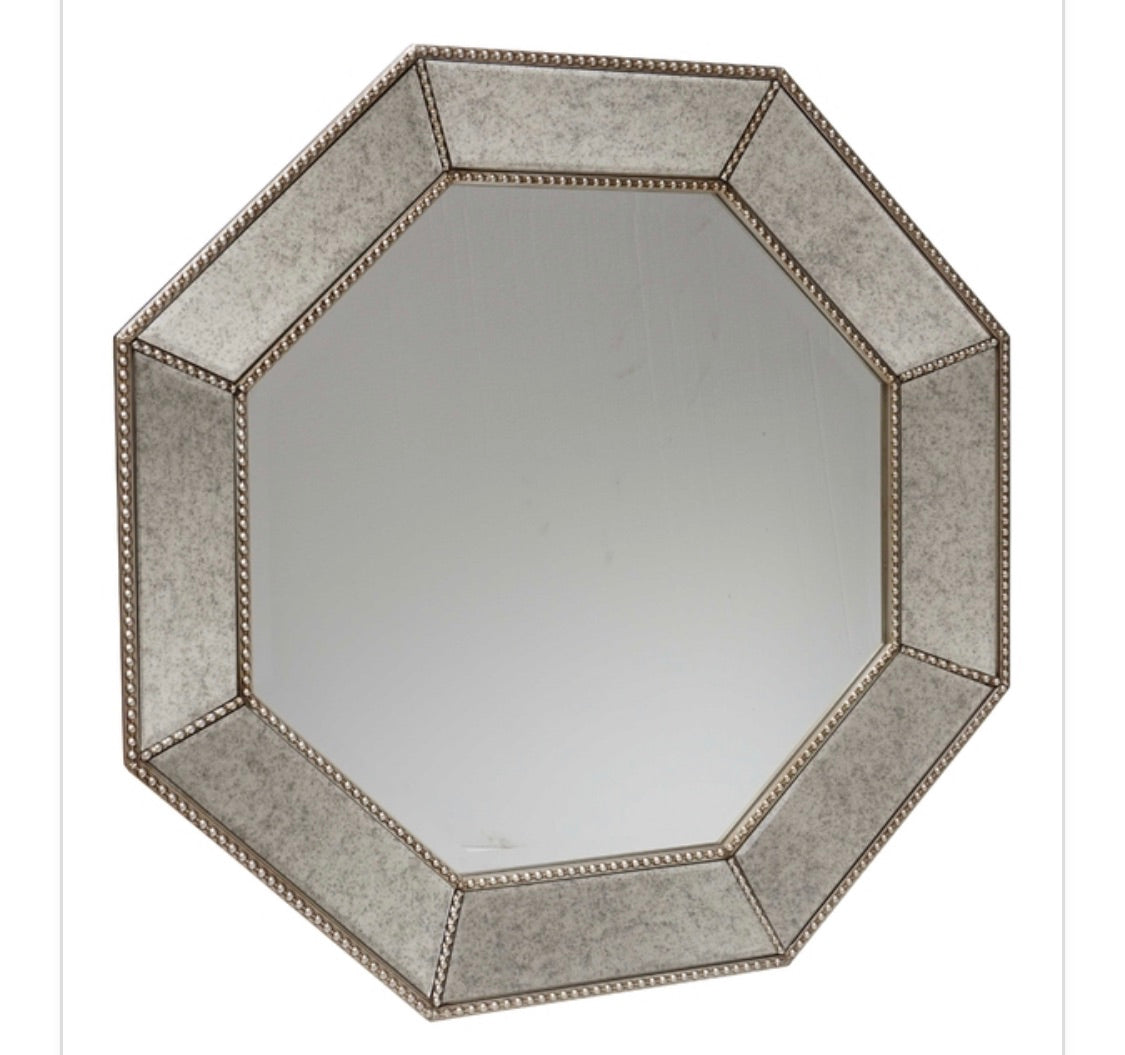 Venetian mirror Octagonal with antiqued glass 3114 LAST ONE AS SEEN