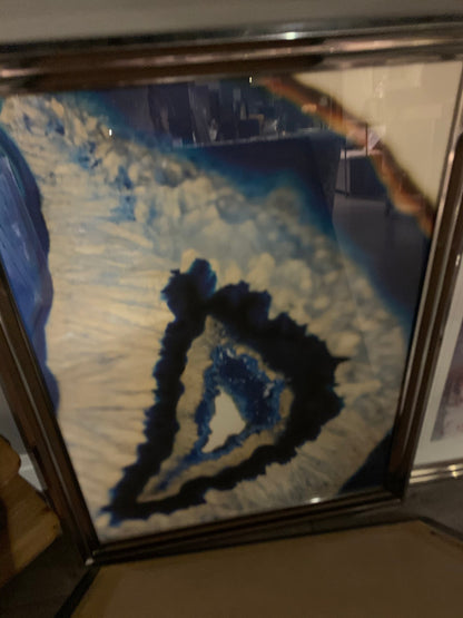 Framed contemporary picture mustard click n collect