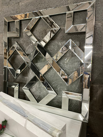 Manhattan large geo mirror reduced  disposal sale instore purchase