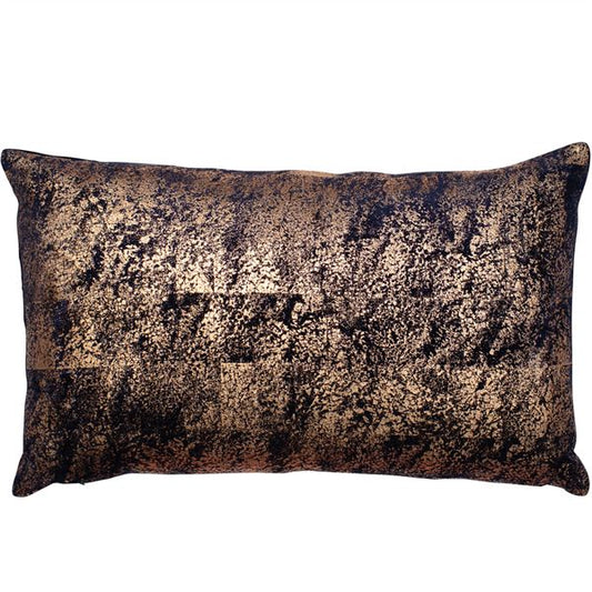 Malini Neptune Navy and bronze foil cushion FABULOUS !